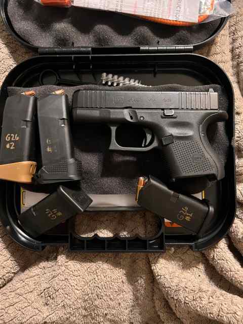 Gen5 Glock 26 MOS XL with extras. 