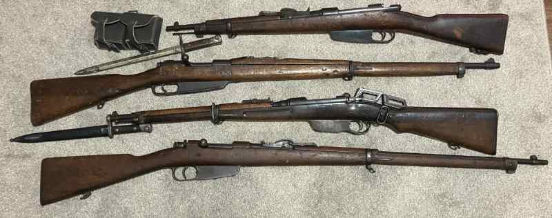 Multiple Milsurps Carcano Mannlicher type 88