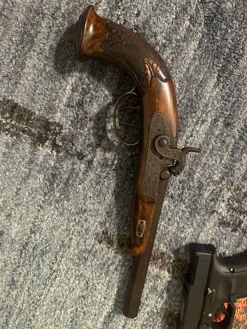 Antique dueling pistol