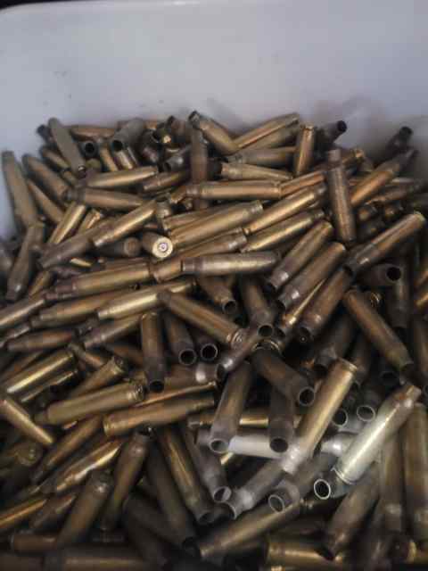 223/5.56 dirty mixed brass shell casings