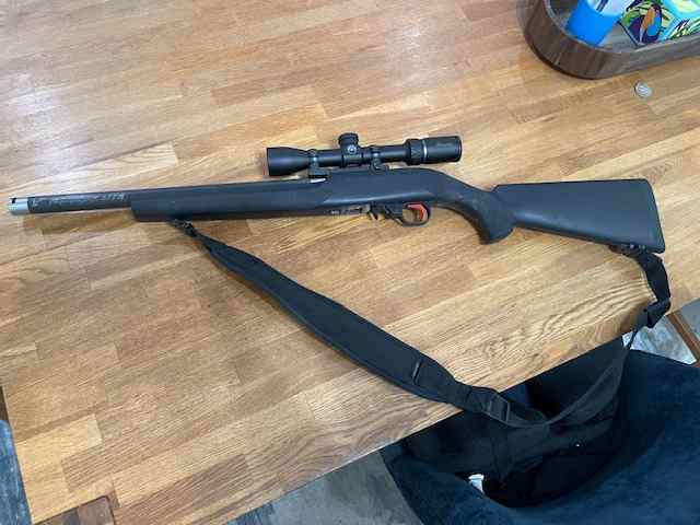 ruger 10/22 graphite bull barrel, hogue stock + 