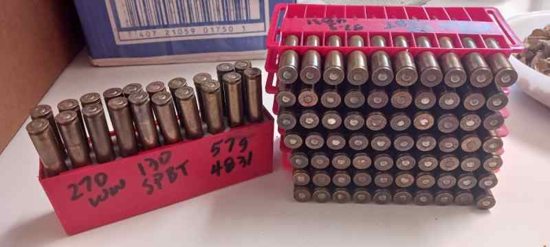 270WIN rifle ammo. 90rounds