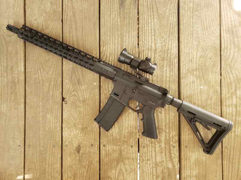 AR 15 Custom With Sling and mag C.jpg