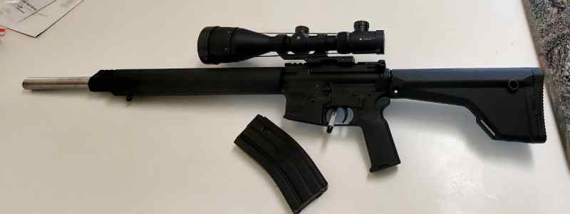 AR15 DPMS 20 Rifle. 3x12x56mm.