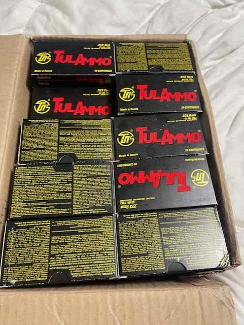 TULAMMO .223 REM 55 GR STEEL CASE