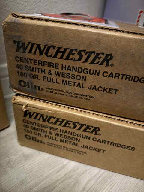 Winchester 40 s&amp;w 180gr  FMJ 