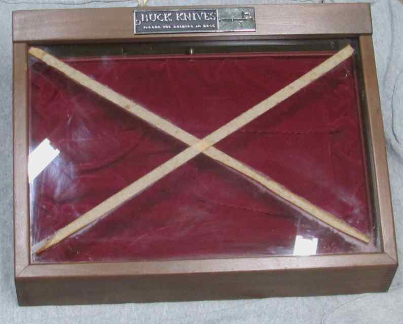 WTS: Display case, Buck Knives circa 1976; new