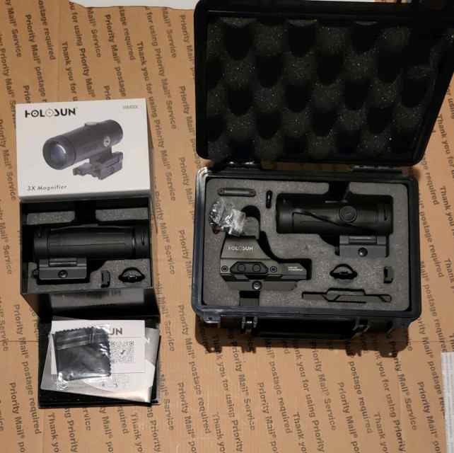 Holosun HM3X Magnifiers and 510C