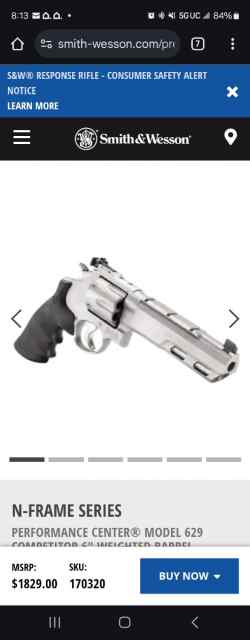 S&amp;w 629 performance center 44 mag