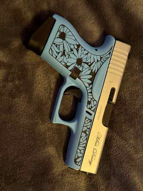 Glock 43 baby blue 