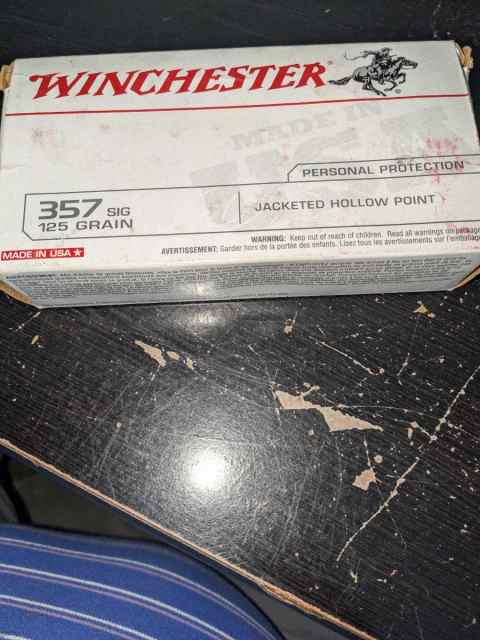 Winchester 357 Sig hollowpoint