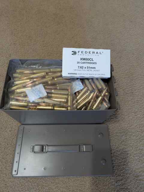 7.62x51mm, 149 grain FMJ