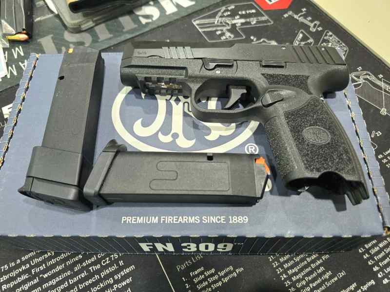 New FN 309 9mm - Optic ready - BLK