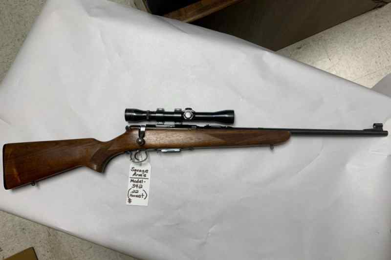 Savage Arms Model 342 .22 hornet rifle