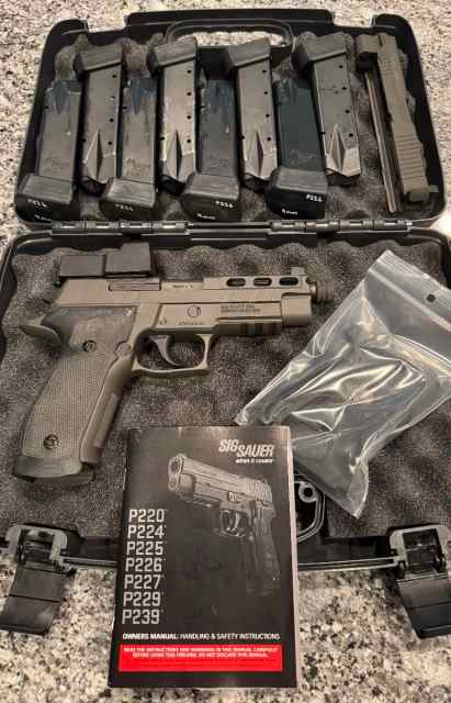 Sig Sauer P226 Legion procut slide with optic. 9mm