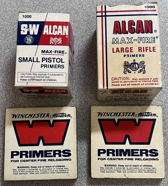 Primers: Large Rifle(934) + Small Pistol(800)-$100