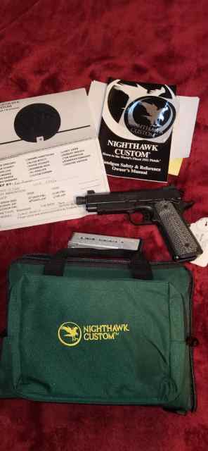 Nighthawk silenthawk 9mm like new 1911 commander 