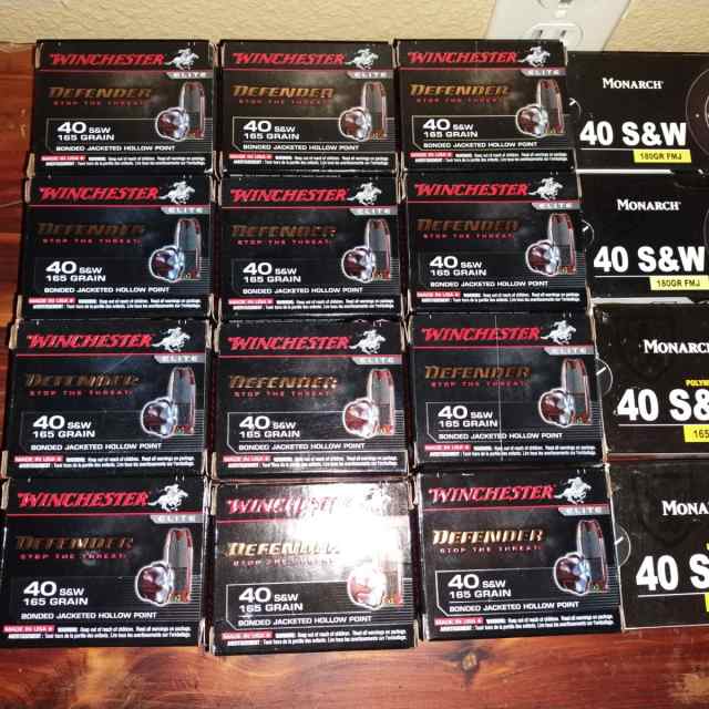 Bulk Defensive/range 40 S&amp;W ammo $450 OBO