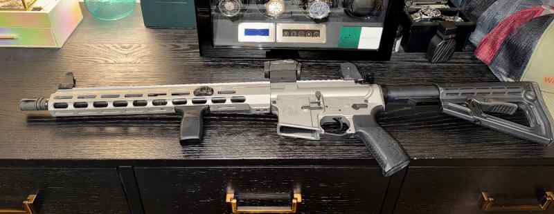 Sig Sauer M400 Tread w/ ROMEO5 And DD Iron Sights