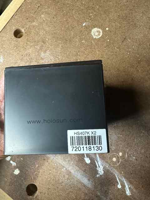 Holosun HS 407K X2. Barely used, prefer iron sight