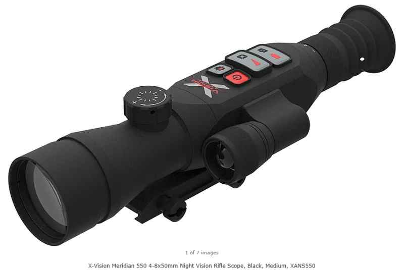 X-Vision Meridian 550 4-8x50mm Night Vision Scope 