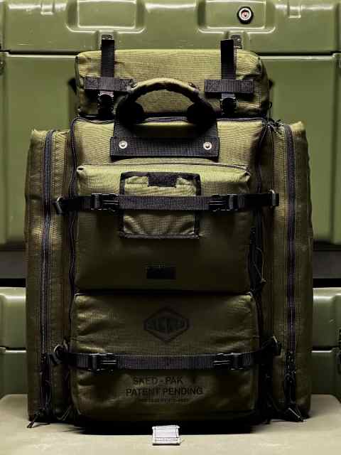 MILITARY TACTICAL SKEDCO SKED PAK MEDICAL RUCK BAC