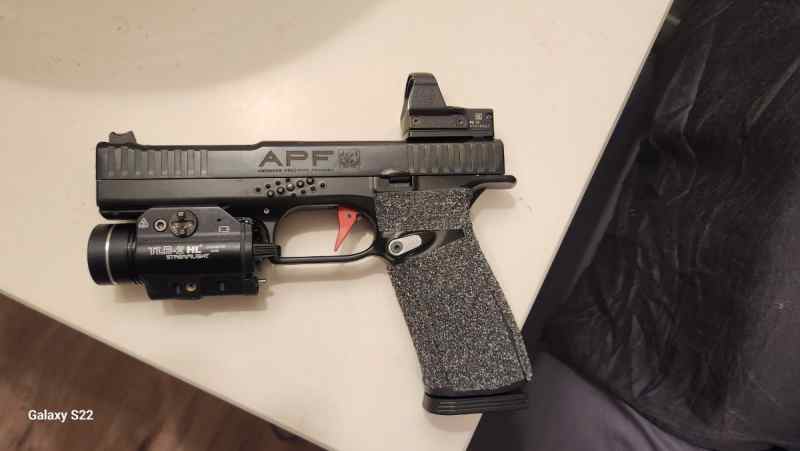 American precision firearms Strike One Ergal 9mm