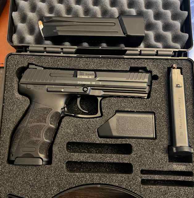 HK P30L 9mm Luger 4.45in Black Pistol - 17+1