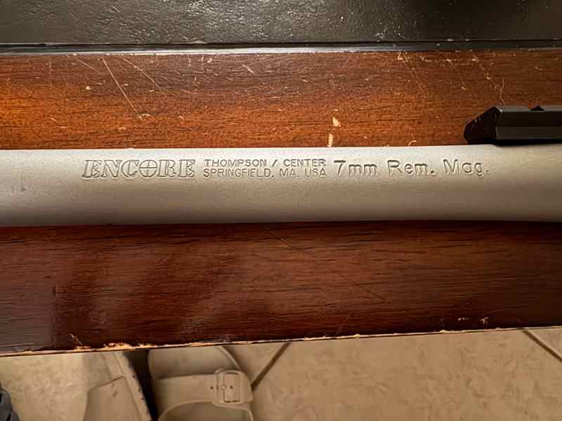 Tc encore 7mm mag 26” stainless fluted barrel 