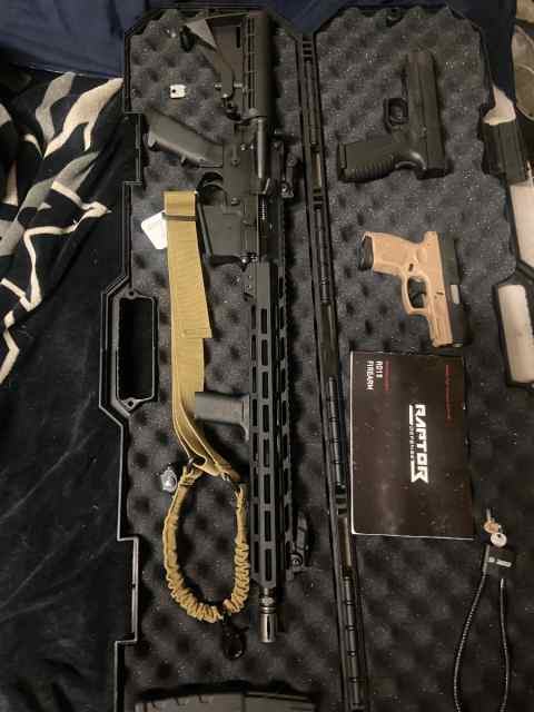 AR and Pistols 
