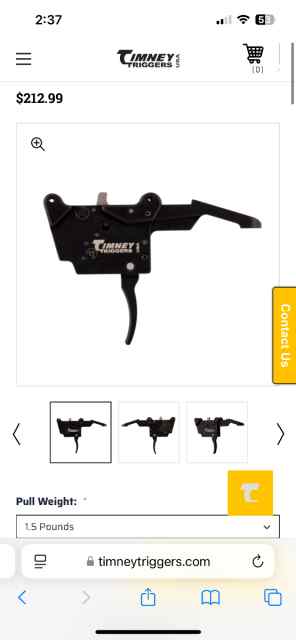 Browning X Bolt 1.5lb Timney Trigger