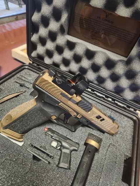 Semi-Auto for Sale : Canik TTI with Mecanik 3 red dot. Tactical package ...