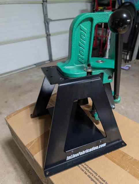 RCBS REBEL reloading press with stand