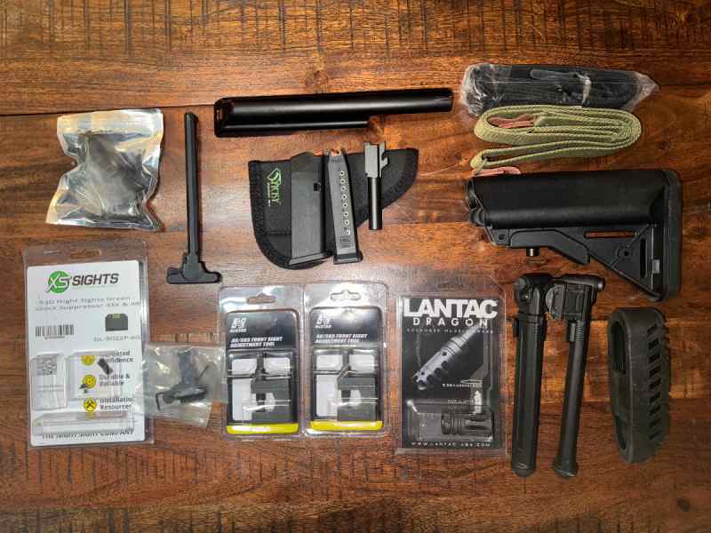 Magpul bipod, SOPMOD stock, Glock gear and more