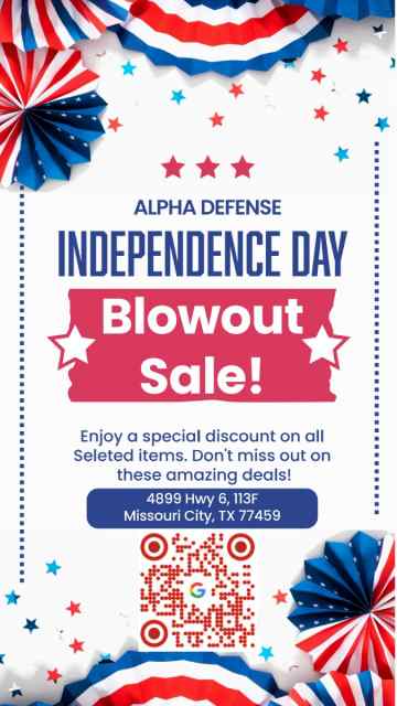 INDEPENDENCE DAY BLOWOUT SALE