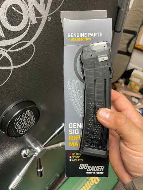 New SIG MPX translucent mags 