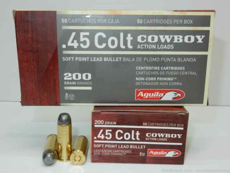 45 Long Colt Soft Point and Hollow Point Ammo