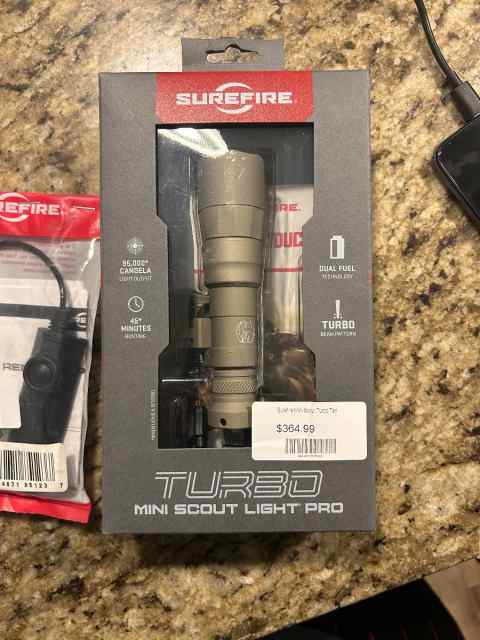 Surfire turbo scout mini light FDE