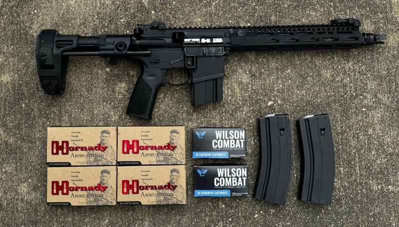 AR Pistol 11.3” 6.8mm SPC,Wilson Combat, Geissele