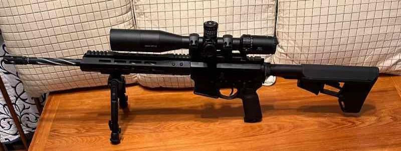 AR-15 with Arken EPL 4-16x44 scope, Trigger tech