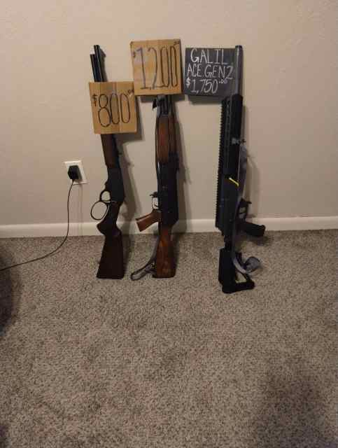 Multiple guns for sale