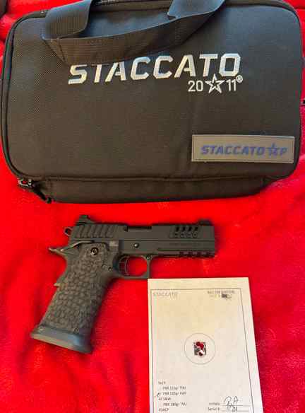 Staccato P Heritage 4.15 NIB w/MJD grip &amp; magwell