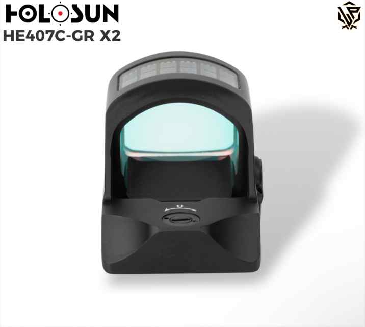 Holosun HE407C-GR-X2 Elite Green Dot Sight - 2 MOA