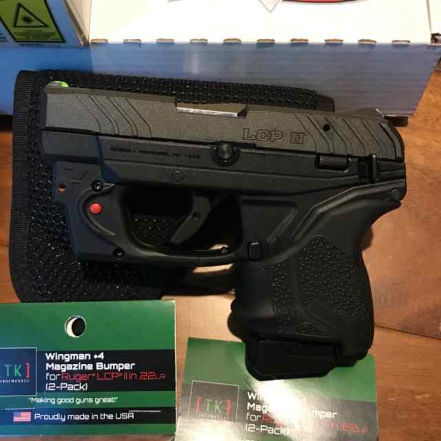 Ruger LCP II 22LR with extras
