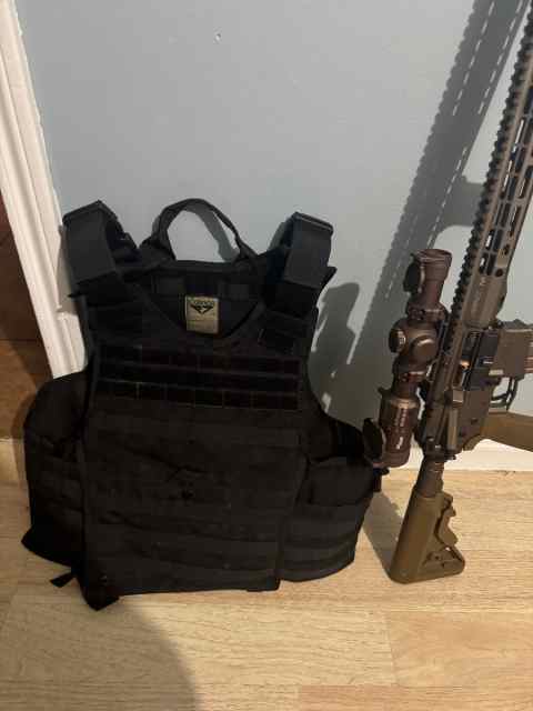 Plate carrier with level 3 soft armor 