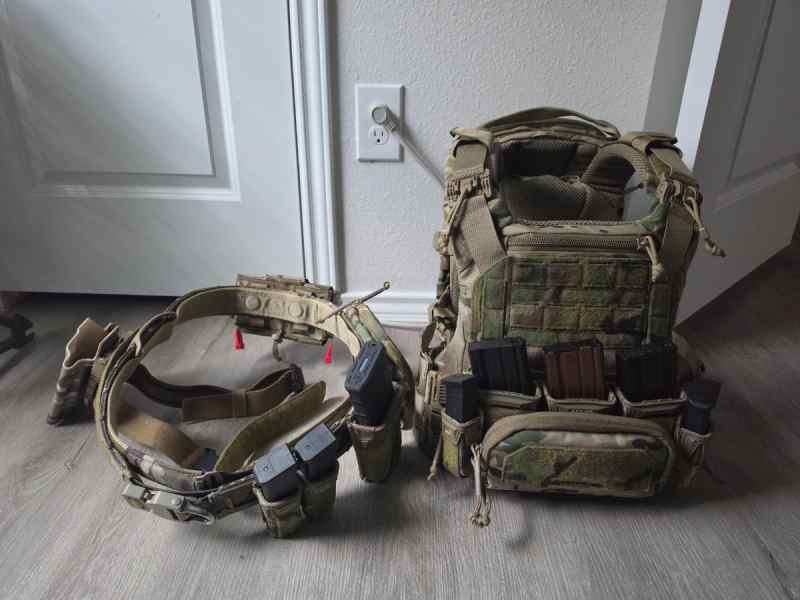 Agilite K19 plate carrier &amp; Agilite magnetic belt