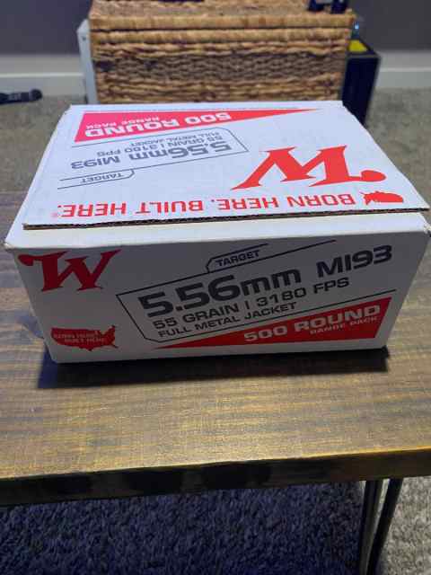 500 rounds Winchester 5.56