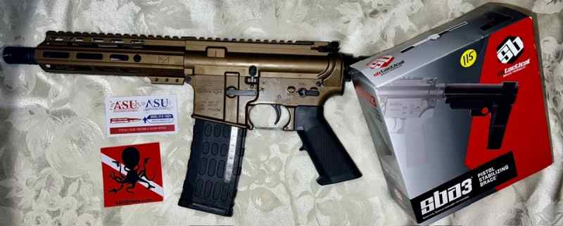 AR Pistols 4in-10.5inch, many calibers. Conroe 