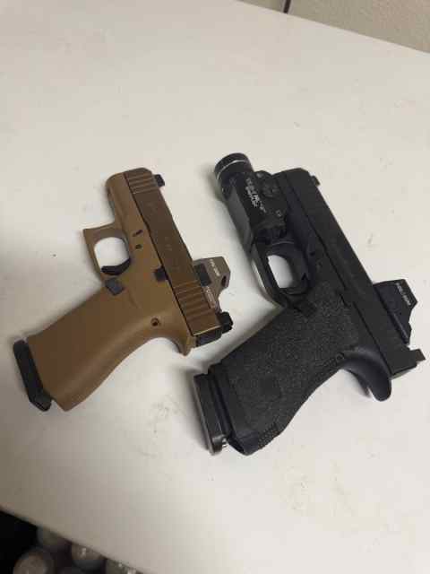Glock 43x and gen 6 45 