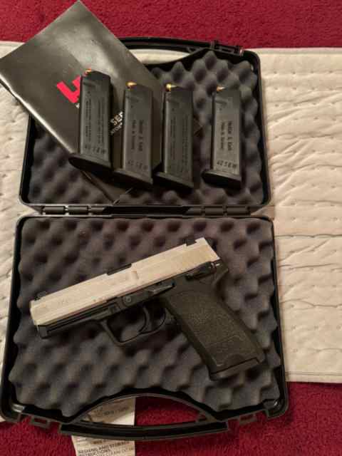 HK USP Stainless slide. 